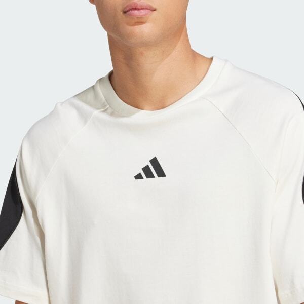 Adidas M Stadium Tee Beyaz Erkek Tshirt - 5