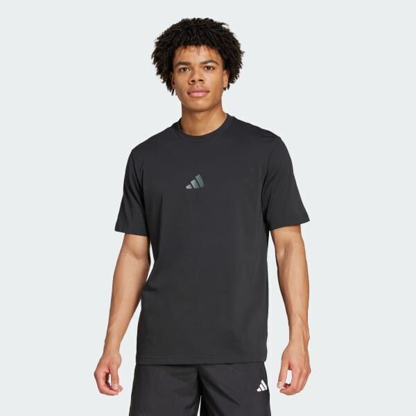 Adidas M STR G T SİYAH Erkek Tshirt - 1