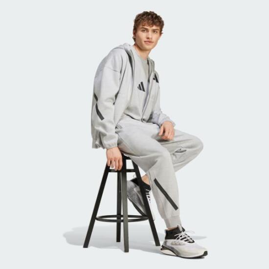 Adidas M Z.N.E. FZ Gri Erkek Eşofman Üstü - 3
