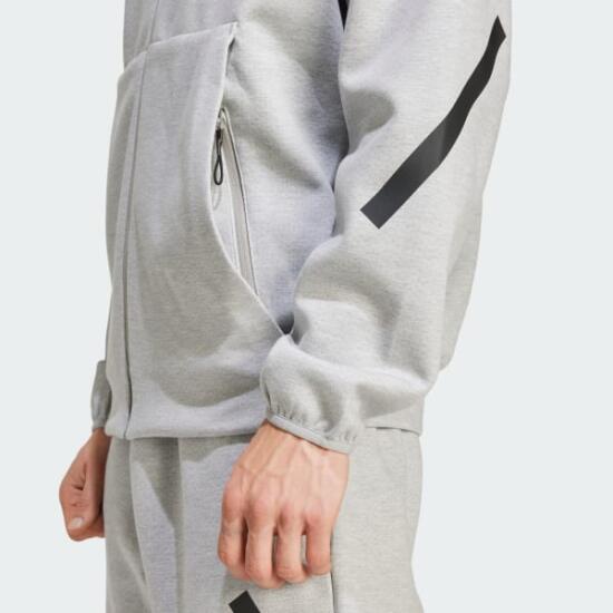 Adidas M Z.N.E. FZ Gri Erkek Eşofman Üstü - 7