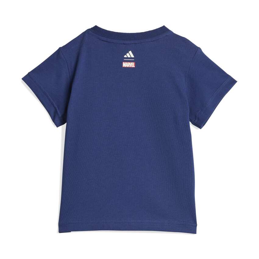 Adidas Marvel Set Lacivert Çocuk Şort Tshirt Takım - 4