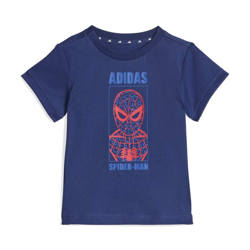 Adidas Marvel Set Lacivert Çocuk Şort Tshirt Takım - 2