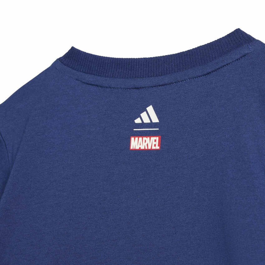 Adidas Marvel Set Lacivert Çocuk Şort Tshirt Takım - 5