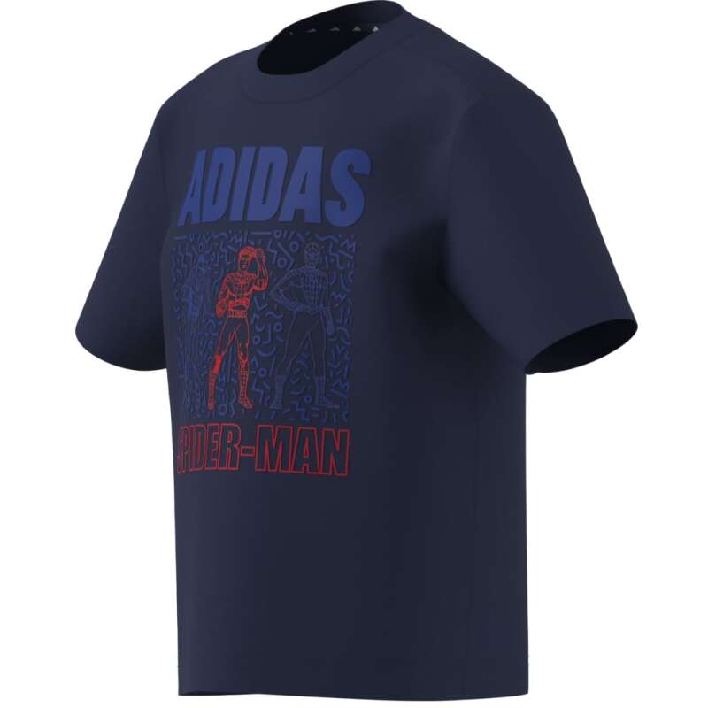 Adidas Marvel Spider-Man Lacivert Çocuk Tshirt - 8
