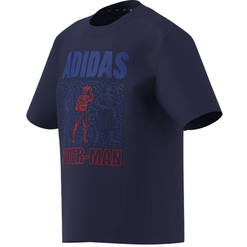 Adidas Marvel Spider-Man Lacivert Çocuk Tshirt - 8