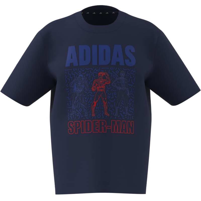 Adidas Marvel Spider-Man Lacivert Çocuk Tshirt - 16
