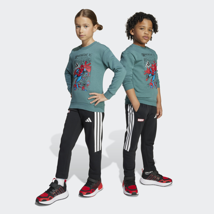 Adidas Marvel Spider Yeşil Çocuk Eşofman Takımı - 2