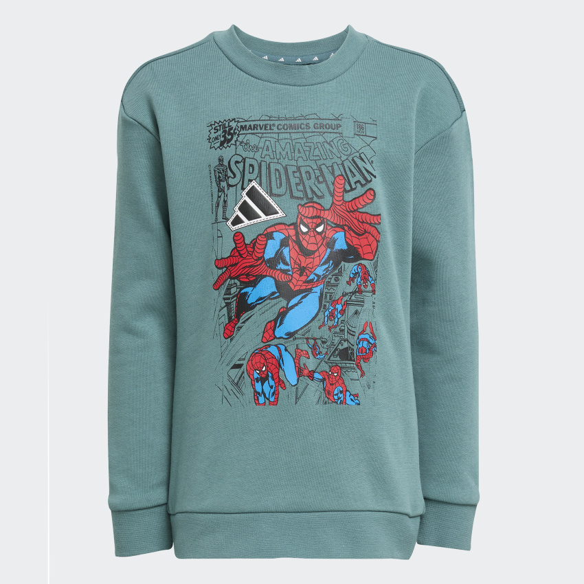 Adidas Marvel Spider Yeşil Çocuk Eşofman Takımı - 1