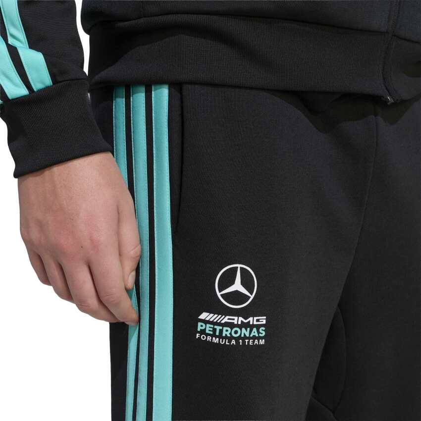 Adidas Mercedes - Amg Petronas Formula 1 Team DNA Siyah Erkek Eşofman Altı - 6