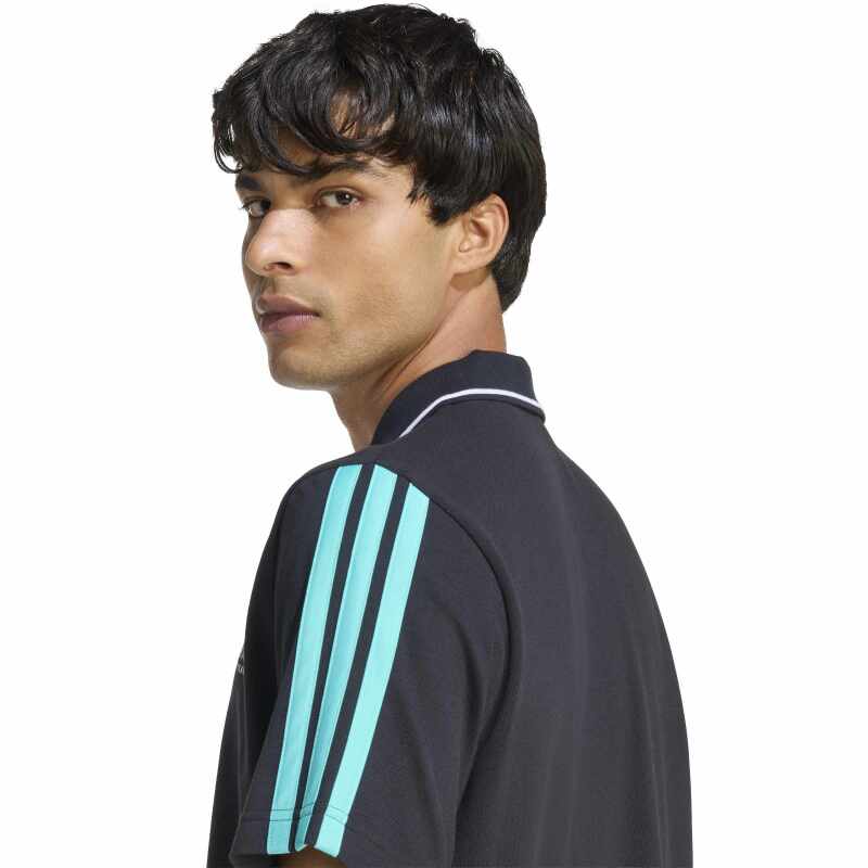 Adidas Mercedes - Amg Petronas Formula 1 Team DNA Siyah Erkek Polo Tshirt - 5