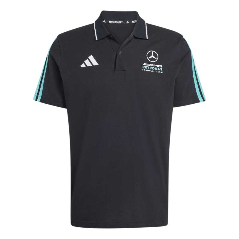 Adidas Mercedes - Amg Petronas Formula 1 Team DNA Siyah Erkek Polo Tshirt - 6