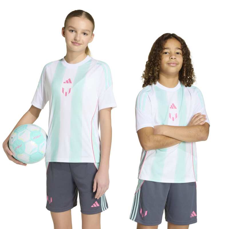 Adidas Messi Training Beyaz Çocuk Forma - 17