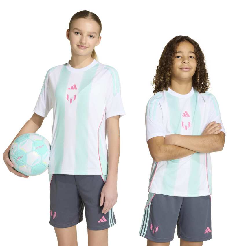 Adidas Messi Training Beyaz Çocuk Forma - 17