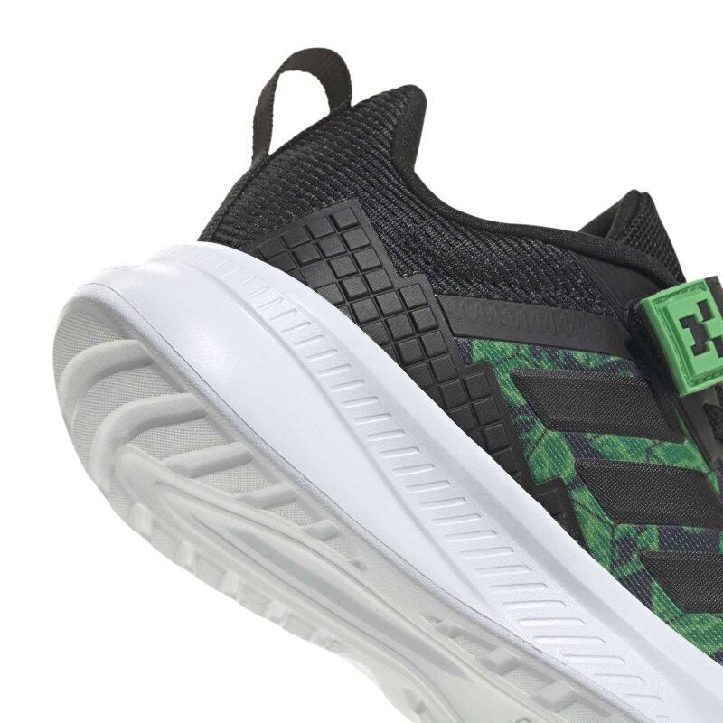 Adidas Minecraft Fortarun 4.5 Siyah Çocuk Günlük Ayakkabı - 7