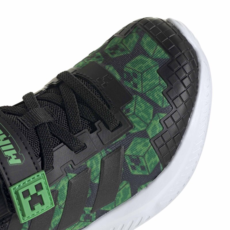 Adidas Minecraft Fortarun 4.5 Siyah Çocuk Günlük Ayakkabı - 8