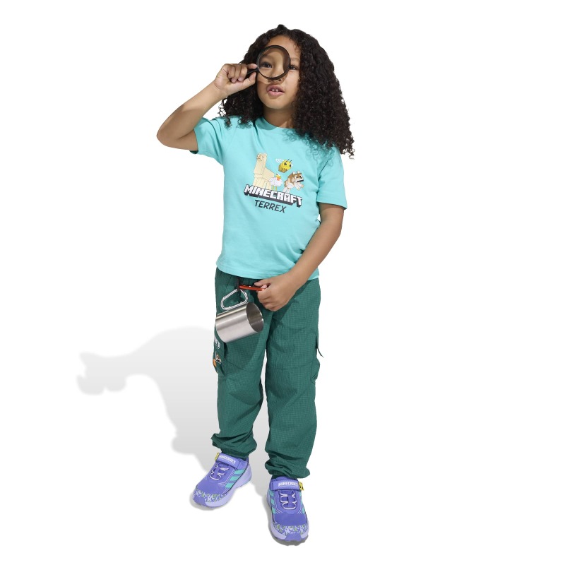 Adidas Minecraft Terrex Yeşil Çocuk Tshirt - 3