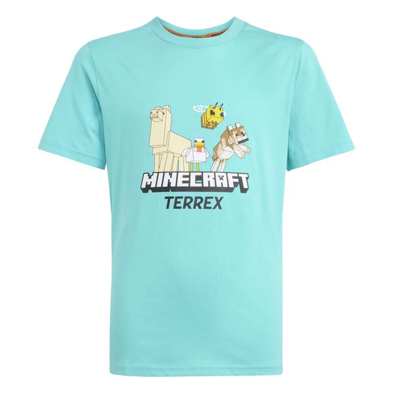 Adidas Minecraft Terrex Yeşil Çocuk Tshirt - 6