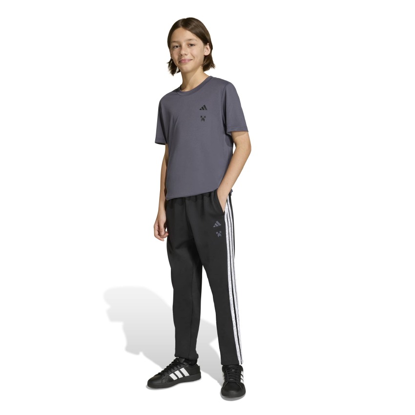 Adidas Minecraft Training Antrasit Çocuk Tshirt - 3