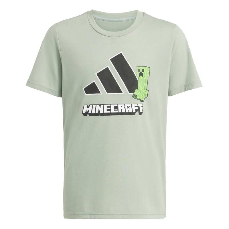 Adidas Minecraft Training Yeşil Çocuk Tshirt - 6