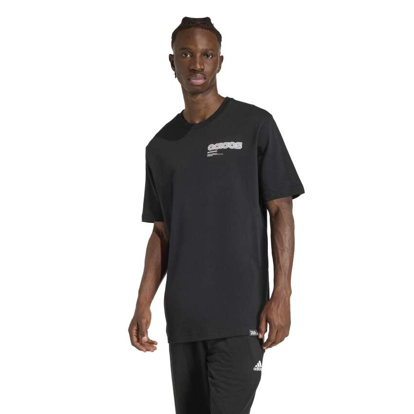 Adidas Motorsport Burn Out Siyah Erkek Tshirt - 1