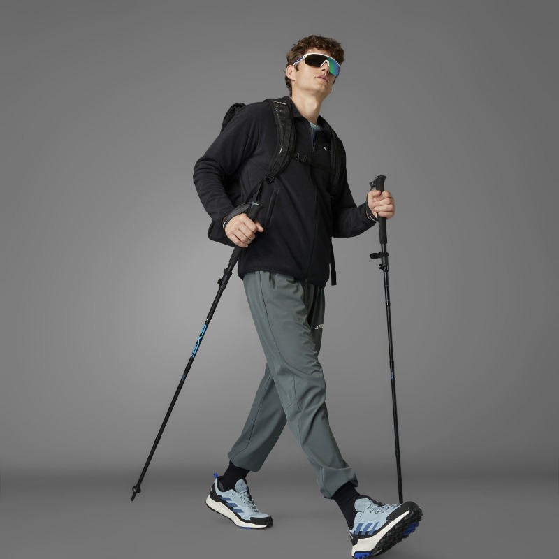 Adidas Multi Essentials Full-Zip Fleece Fermuarlı Siyah Erkek Polar - 8