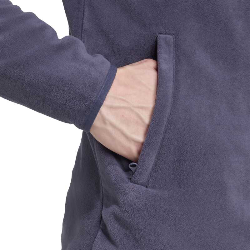 Adidas Multi Essentials Full-Zip Fleece Lacivert Erkek Polar - 5