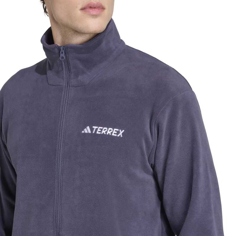 Adidas Multi Essentials Full-Zip Fleece Lacivert Erkek Polar - 6