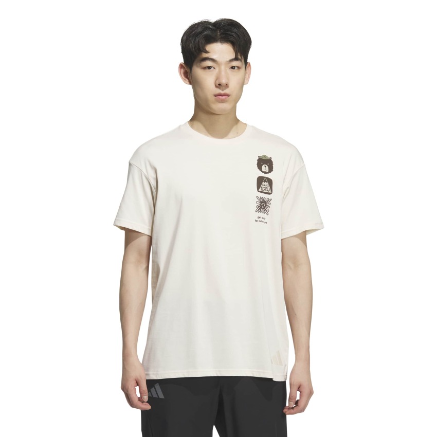 Adidas Multi Graphic Beyaz Erkek Tshirt - 1