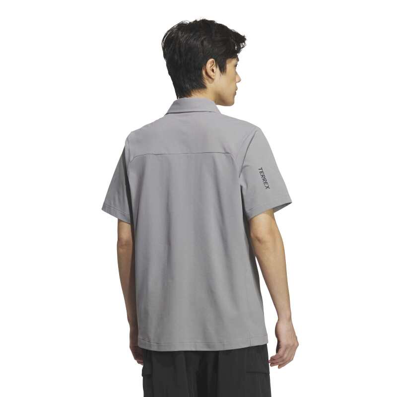 Adidas Multi Kısa Kollu Gri Erkek Polo Tshirt - 3