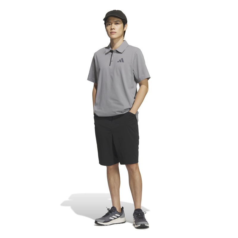 Adidas Multi Kısa Kollu Gri Erkek Polo Tshirt - 4