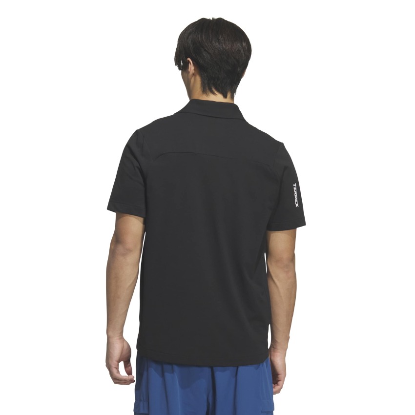 Adidas Multi Kısa Kollu Siyah Erkek Polo Tshirt - 4