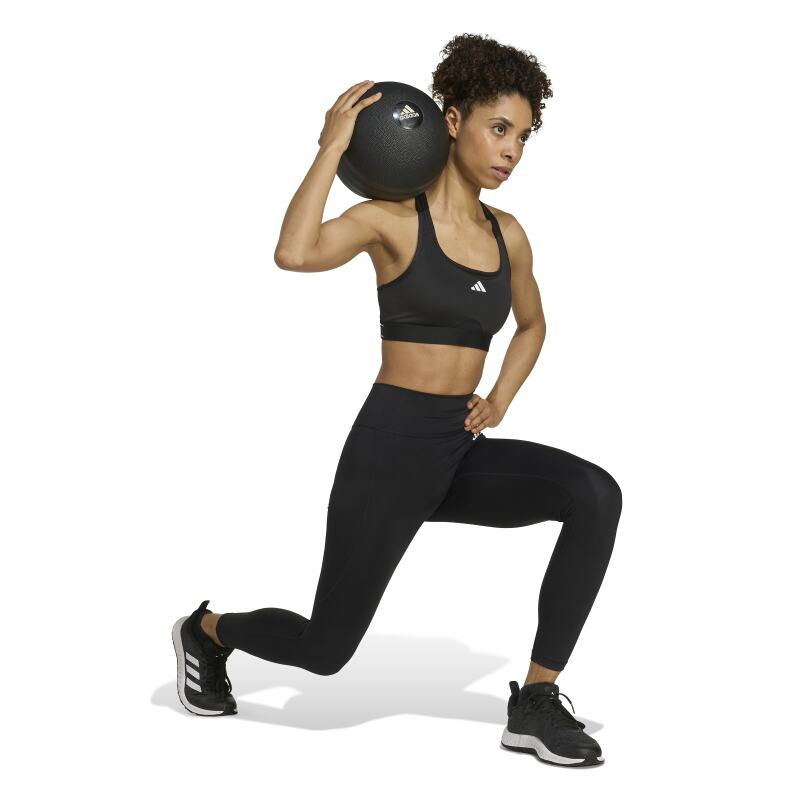 Adidas Optime Essentials Ön Dikişsiz 7/9 Siyah Kadın Tayt - 3