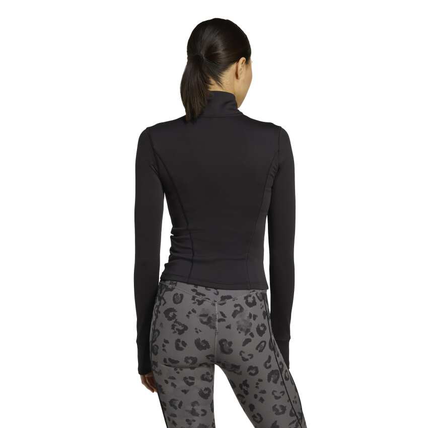 Adidas Optime Essentials Siyah Kadın Eşofman Üstü - 2