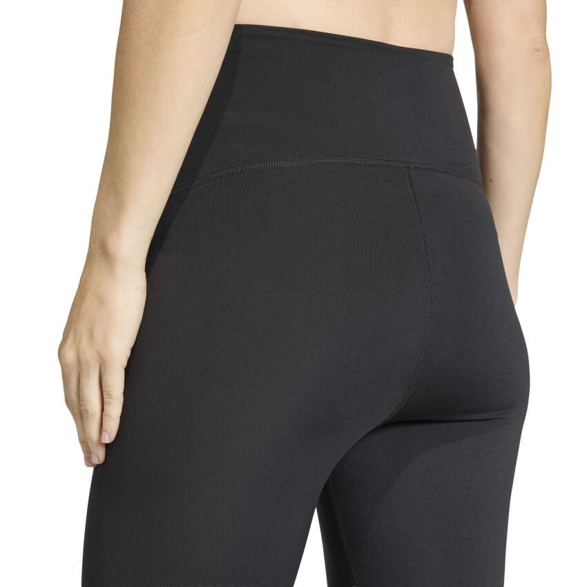 Adidas Optime Essentials Workout Tam Boy Hamile Siyah Kadın Tayt - 5