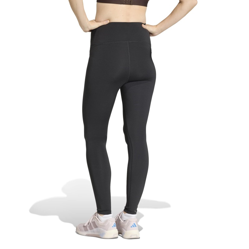 Adidas Optime Essentials Workout Tam Boy Hamile Siyah Kadın Tayt - Adidas (1)