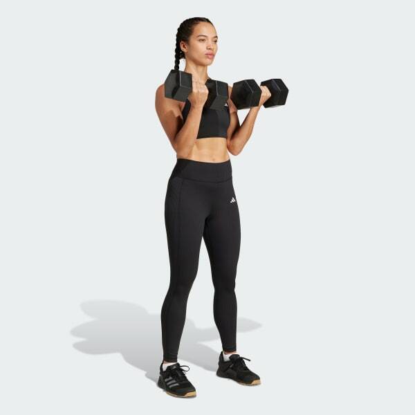 Adidas Optime Rib 7/8
Siyah Kadın Tayt - 3