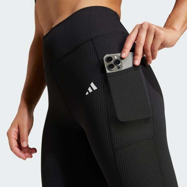 Adidas Optime Rib 7/8
Siyah Kadın Tayt - 5