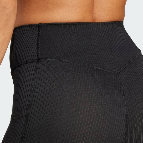 Adidas Optime Rib 7/8
Siyah Kadın Tayt - 6