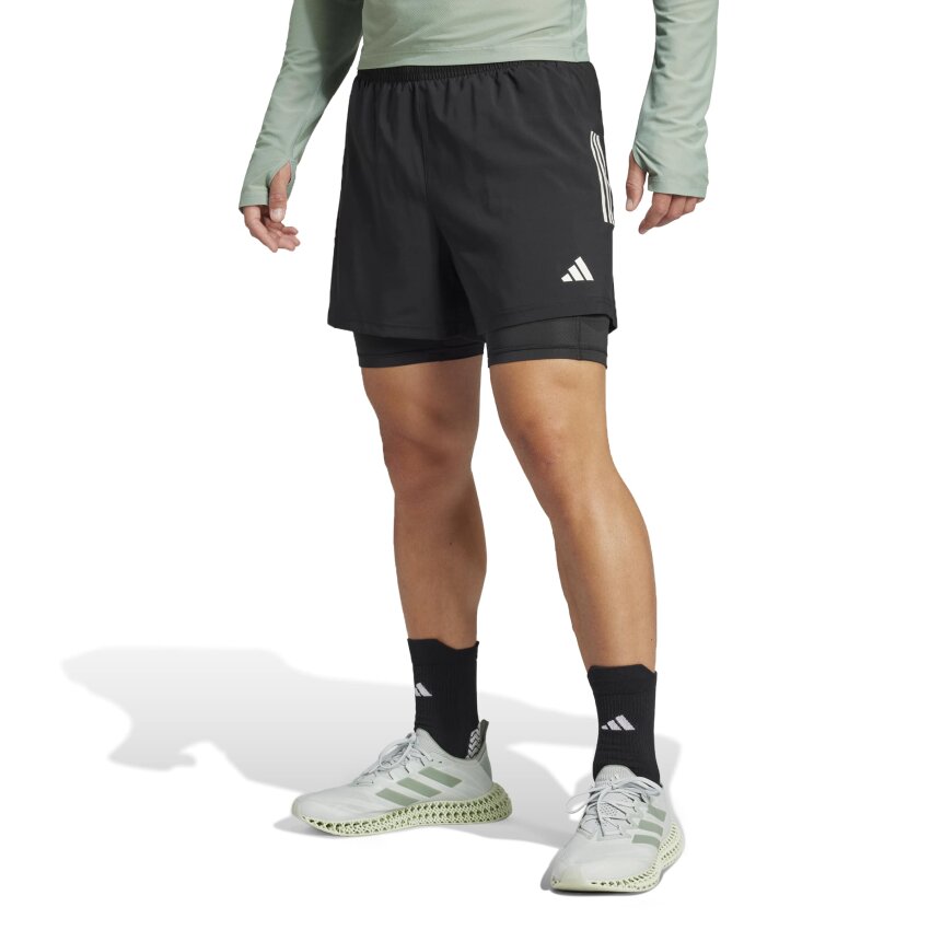 Adidas Own the Run CLIMACOOL 2-in-1 Erkek Şort - 1