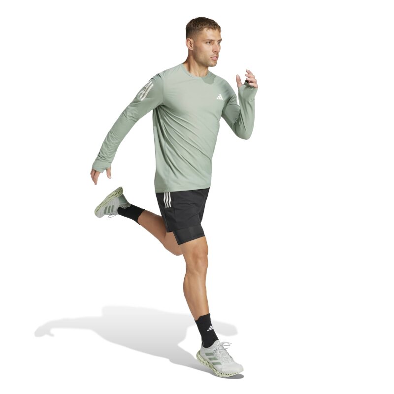 Adidas Own the Run CLIMACOOL 2-in-1 Erkek Şort - 3
