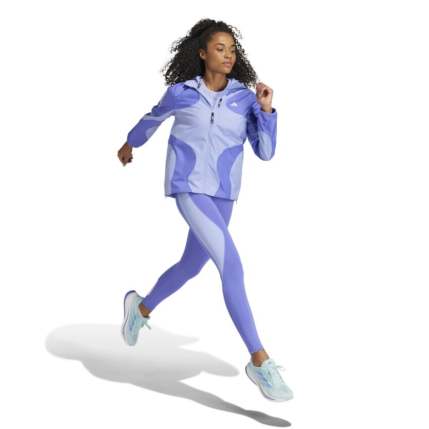 Adidas Own The Run Colorblock Full-Length Mavi Kadın Tayt - 3