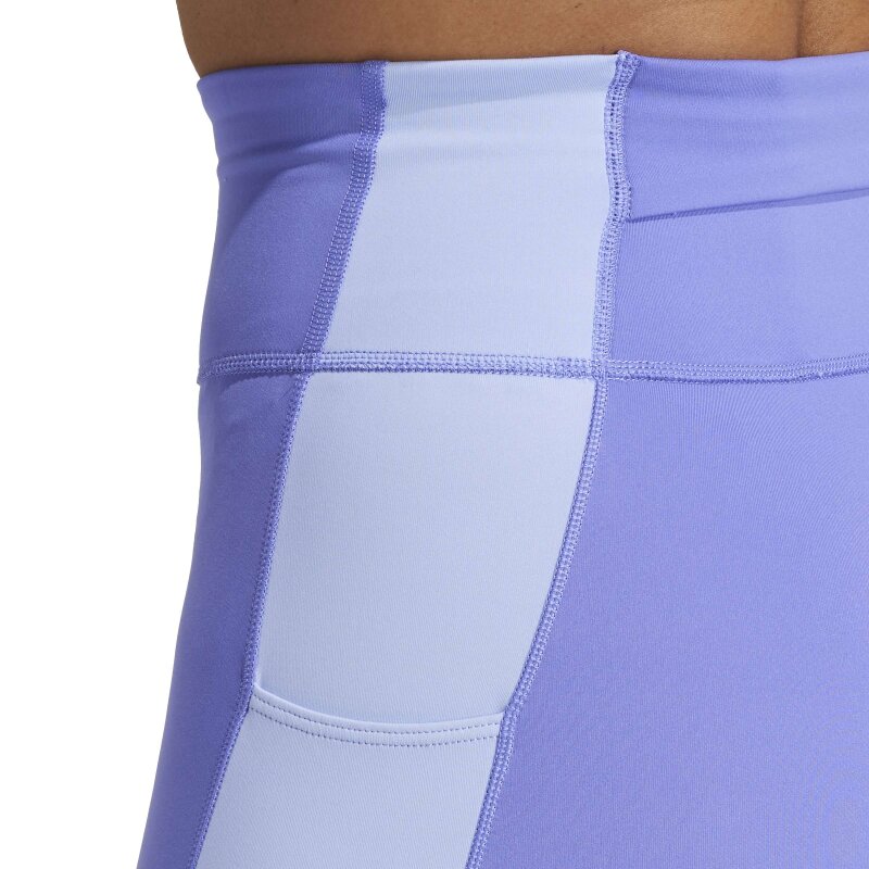 Adidas Own The Run Colorblock Full-Length Mavi Kadın Tayt - 5