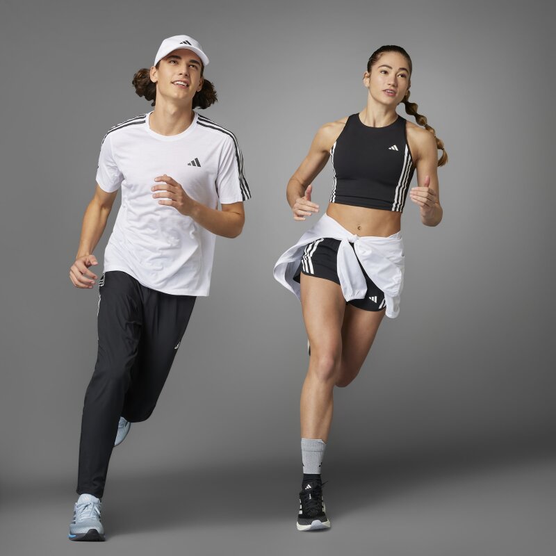 Adidas Own the Run 3-Stripes Siyah Erkek Eşofman Altı - 5