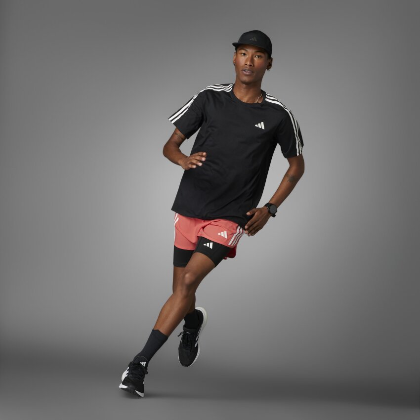 Adidas Own The Run 3 Stripes Erkek Tshirt - 2