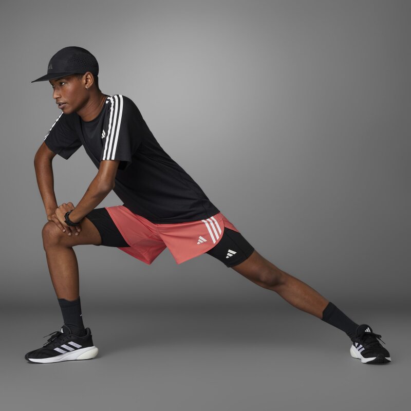 Adidas Own The Run 3 Stripes Erkek Tshirt - 7