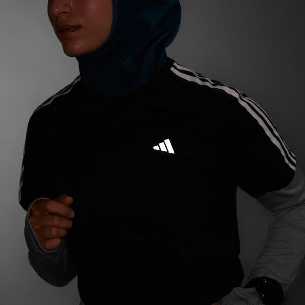 Adidas Own the Run 3-Stripes Kadın Tshirt - 7