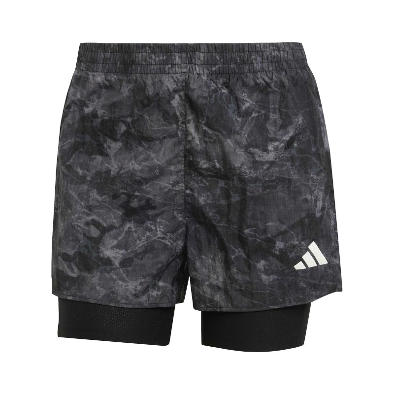 Adidas Own The Run Spray Dye 2-In-1 Kadın Şort - 6