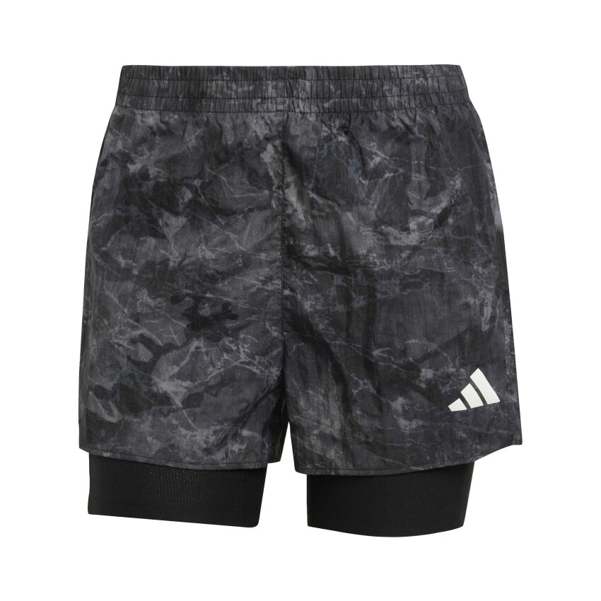 Adidas Own The Run Spray Dye 2-In-1 Kadın Şort - 6