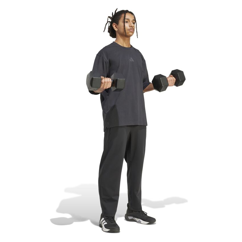 Adidas Oversize Siyah Erkek Tshirt - 3