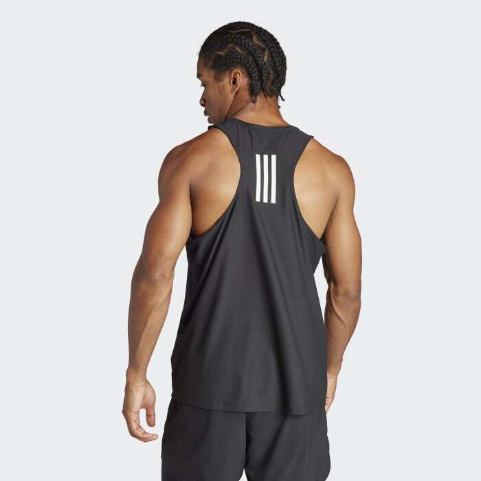 Adidas Own The Run Tank Top Siyah Erkek Atlet - 2